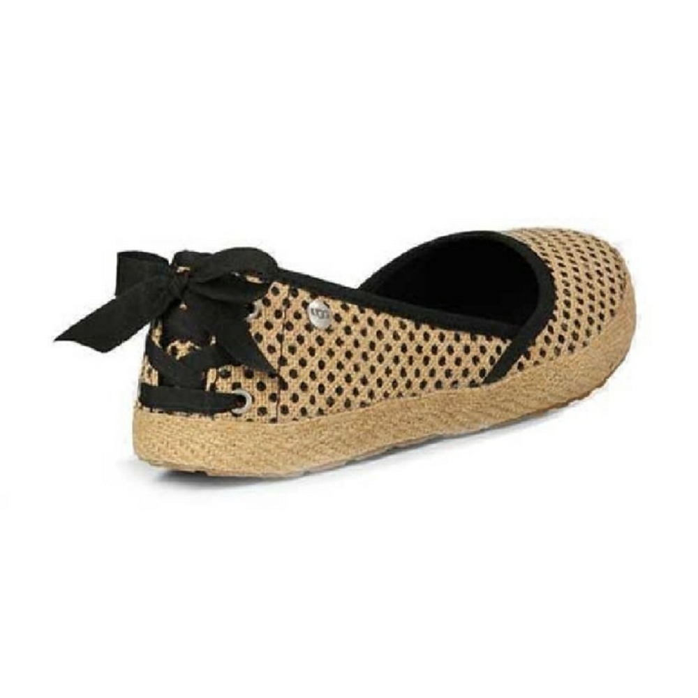 Sold Ugg cute Burlap  slip on Flats - Picture 2 of 8